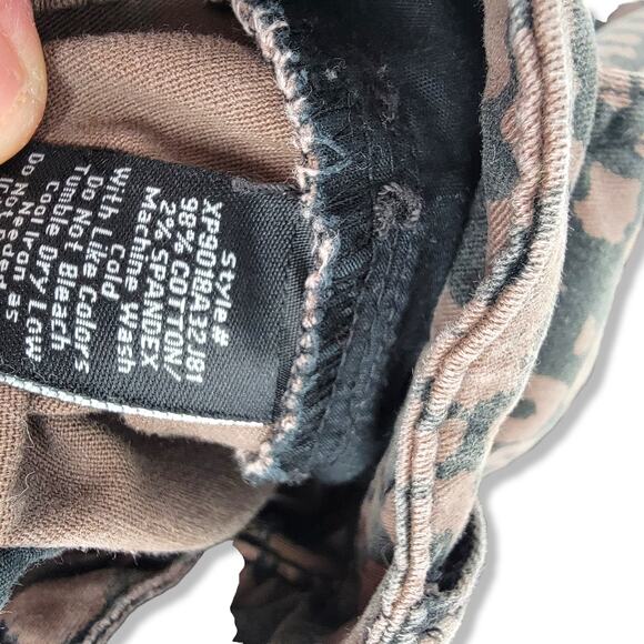 Sanctuary Women's‎ Leopard Print Mid Rise Chino Style Skinny Jeans Size 27 - Picture 7 of 11